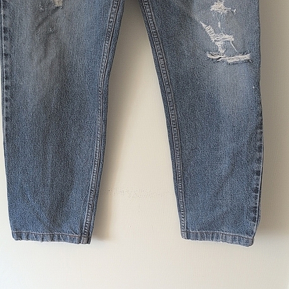 Vintage 90s Womens 30x30 Calvin Klein Jeans Dark Stone Wash Distressed Casual - Picture 3 of 9